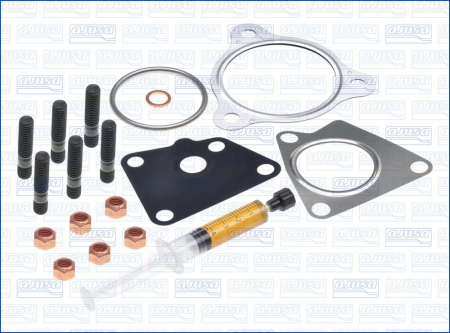 Set montaj turbocompresor (cu garnituri) potrivit AUDI A4 B7, A6 ALLROAD C6, A6 C6, A8 D3, Q7; VW PHAETON, TOUAREG 2.7D/3.0D 08.03-08.11 [1]