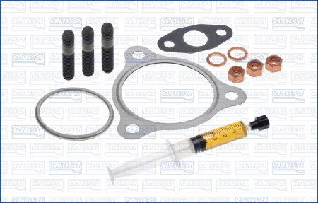 Turbocompresor - Set montaj turbocompresor (cu garnituri) potrivit AUDI A6 ALLROAD C6, A6 C6, Q7; VW PHAETON, TOUAREG 2.7D/3.0D 05.04-03.18