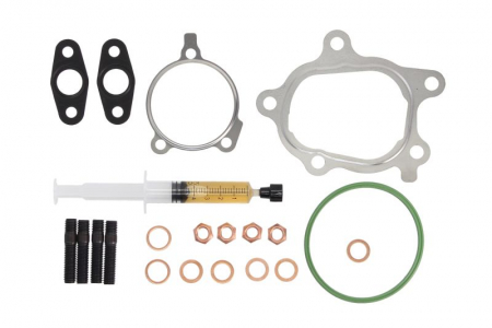 Turbocompresor - Set montaj turbocompresor (cu garnituri) potrivit BMW 1 (E81), 1 (E82), 1 (E87), 1 (E88), X1 (E84) 2.0D 03.07-06.15