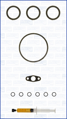 Set montaj turbocompresor (cu garnituri) potrivit BMW 1 (E82), 1 (E88), 3 (E90), 3 (E91), 3 (E92), 3 (E93), 5 (E60), 7 (F01, F02, F03, F04), X6 (E71, E72), Z4 (E89) 3.0 04.06-08.16 [2]