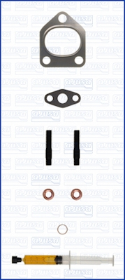 Turbocompresor - Set montaj turbocompresor (cu garnituri) potrivit BMW 3 (E36), 3 (E46), 5 (E39), 7 (E38), X5 (E53) 1.7D/3.0D/3.9D 01.95-02.05