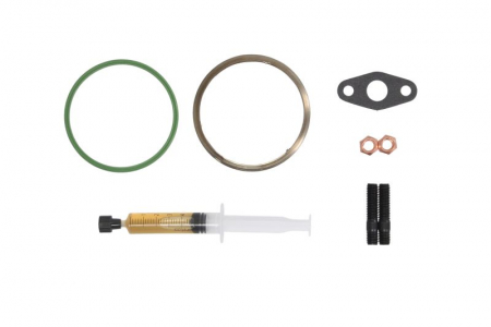 Turbocompresor - Set montaj turbocompresor (cu garnituri) potrivit BMW 3 (E90), 3 (E91), 3 (E92), 3 (E93), 3 (F30, F80), 3 (F31), 5 (F10), 5 (F11), 5 GRAN TURISMO (F07), 6 (F12), 6 (F13) 3.0D 06.05-06.19