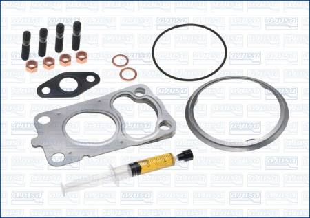 Set montaj turbocompresor (cu garnituri) potrivit BMW 3 (E90), 3 (E91), 3 (E92), 5 (E60), 5 (E61), 6 (E63), 6 (E64), X3 (E83), X5 (E70), X6 (E71, E72) 3.0D 03.06-07.13 [1]