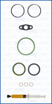 Turbocompresor - Set montaj turbocompresor (cu garnituri) potrivit BMW 5 (G30, F90), 5 (G31), 6 GRAN TURISMO (G32), 7 (G11, G12), 8 (G14, F91), 8 (G15, F92), X3 (G01, F97), X4 (G02, F98) 3.0D/3.0DH 11.15-