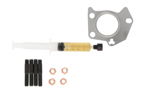 Turbocompresor - Set montaj turbocompresor (cu garnituri) potrivit CITROEN C-CROSSER, C-CROSSER ENTERPRISE; FORD GALAXY II, S-MAX; PEUGEOT 4007 2.2D 02.07-