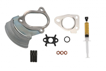 Turbocompresor - Set montaj turbocompresor (cu garnituri) potrivit DACIA DOKKER, DOKKER EXPRESS/MINIVAN, DUSTER, DUSTER/SUV, LOGAN, LOGAN EXPRESS, LOGAN II, LOGAN MCV, LOGAN MCV II, SANDERO 1.5D 06.05-