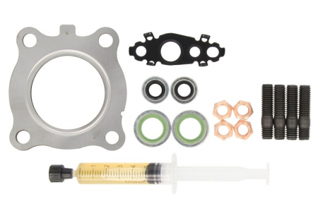 Turbocompresor - Set montaj turbocompresor (cu garnituri) potrivit FORD C-MAX II, FOCUS III, GALAXY II, GALAXY MK II, GRAND C-MAX, KUGA I, KUGA II, MONDEO IV, S-MAX 2.0D 03.10-