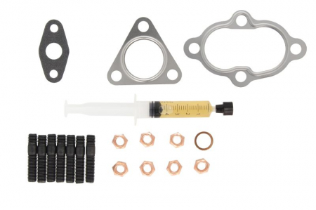 Turbocompresor - Set montaj turbocompresor (cu garnituri) potrivit HYUNDAI ACCENT II, GETZ, MATRIX 1.5D 10.01-08.10