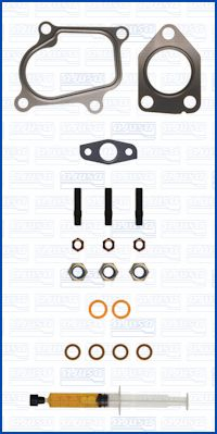 Turbocompresor - Set montaj turbocompresor (cu garnituri) potrivit HYUNDAI H-1 CARGO, H-1 TRAVEL; KIA BONGO, K2500 2.5D 02.08-