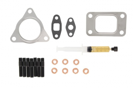 Turbocompresor - Set montaj turbocompresor (cu garnituri) potrivit MERCEDES 124 T-MODEL (S124), 124 (W124), E T-MODEL (S124), E (W124), G (W463), S (W140) 3.0D/3.4D 09.86-10.98