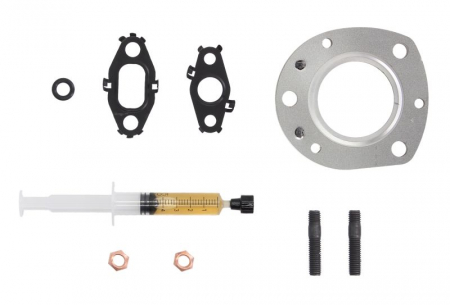 Turbocompresor - Set montaj turbocompresor (cu garnituri) potrivit MERCEDES A (W176), B SPORTS TOURER (W246, W242), CLA (C117), GLA (X156) 1.8D/2.2D 11.11-
