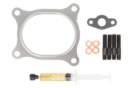 Turbocompresor - Set montaj turbocompresor (cu garnituri) potrivit MERCEDES SPRINTER 3,5-T (B906), SPRINTER 3-T (B906), SPRINTER 5-T (B906) 2.1D 06.06-