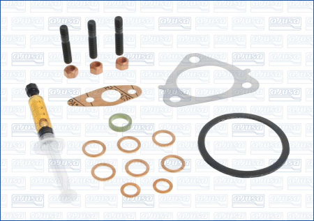 Set montaj turbocompresor (cu garnituri) potrivit MERCEDES SPRINTER 3,5-T (B906); VOLVO S60 I, V70 II, V70 III, XC90 I 2.4D/3.0D 01.01-12.14 [1]