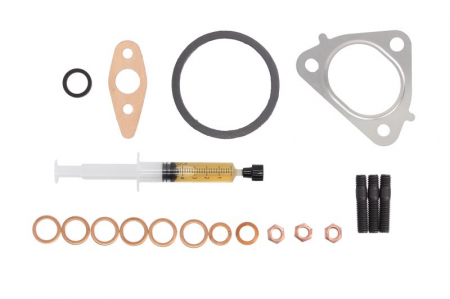 Turbocompresor - Set montaj turbocompresor (cu garnituri) potrivit MERCEDES SPRINTER 3,5-T (B906); VOLVO S60 I, V70 II, V70 III, XC90 I 2.4D/3.0D 01.01-12.14