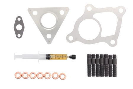 Turbocompresor - Set montaj turbocompresor (cu garnituri) potrivit MITSUBISHI PAJERO III, PAJERO IV 3.2D 04.00-