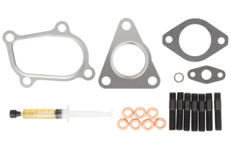 Turbocompresor - Set montaj turbocompresor (cu garnituri) potrivit NISSAN ALMERA II, ALMERA TINO, NAVARA, X-TRAIL I 2.2D/2.5D 03.00-