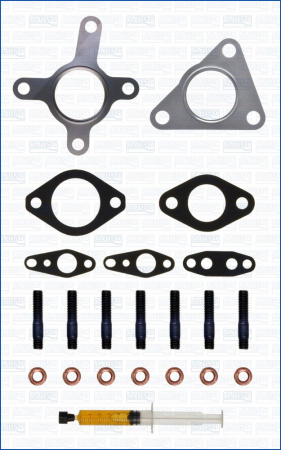 Turbocompresor - Set montaj turbocompresor (cu garnituri) potrivit NISSAN X-TRAIL I 2.2D 06.01-01.13