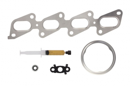 Turbocompresor - Set montaj turbocompresor (cu garnituri) potrivit OPEL ANTARA A, ASTRA H, ASTRA H CLASSIC, ASTRA H GTC, ASTRA H/KOMBI, ASTRA J, ASTRA J GTC, CASCADA, CORSA D, CORSA E 1.3D-2.2D 02.07-