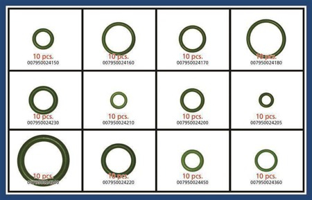 Echipamente service AC - Set O-ringuri 120 bucati