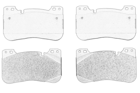 Set placute frana Fata potrivit BMW 4 (G22, G82), 4 (G23, G83), 5 (G30, F90), 8 (G14, F91), 8 (G15, F92), 8 GRAN COUPE (G16, F93), X5 (G05, F95), X6 (G06, F96) 3.0/4.4/4.4H 09.17-