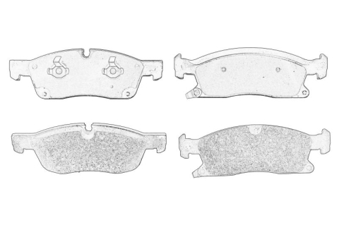 Piese Auto - Set placute frana Fata potrivit JEEP GRAND CHEROKEE, GRAND CHEROKEE IV 3.0D-6.4 11.10-