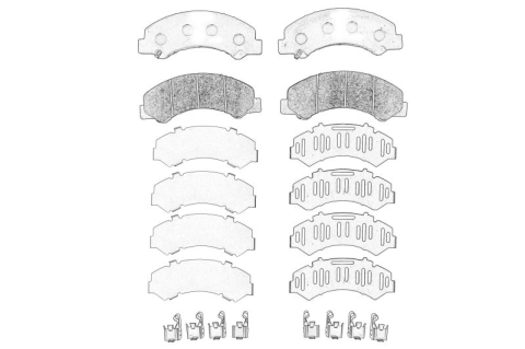 Piese Auto - Set placute frana Fata/Spate potrivit ISUZU FORWARD F, N (5TH GENERATION), N (6TH GENERATION) 4HE1-TC-4JJ1-TCSENG(LFB) 09.98-
