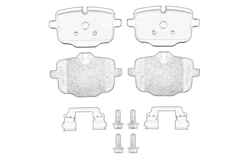 Piese Auto - Set placute frana Spate potrivit BMW 3 (G20, G80, G28), 4 (G22, G82), 4 (G23, G83), 5 (F10), 5 (F11), 5 (G30, F90), 5 (G31), 6 (F12), 6 (F13), 6 GRAN COUPE (F06) 2.0-4.4 11.09-