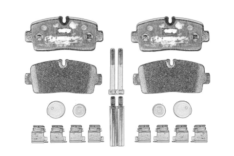 Piese Auto - Set placute frana Spate potrivit IVECO