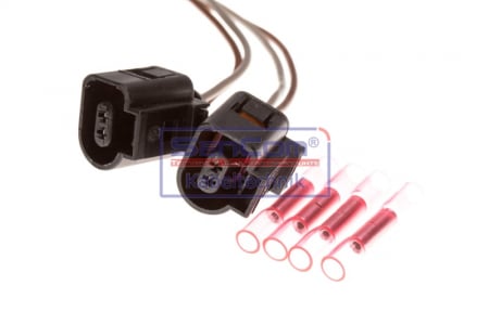 Set reparat cabluri, bec inmatriculare (250mm, numar pini: 2) potrivit SEAT ALTEA, AROSA, CORDOBA, EXEO, IBIZA II, IBIZA III, IBIZA IV, LEON, TOLEDO III; SKODA SUPERB II 1.0-Electric 02.93- [1]