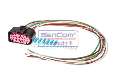 Set reparatie cabluri (400mm) potrivit AUDI A2, A3, A4 B5, A4 B6, A4 B7, A5, A6 C5, A8 D2, A8 D3, ALLROAD C5, Q5, Q7, TT; FORD MONDEO IV, S-MAX; SEAT ALHAMBRA, ALTEA, ALTEA XL 1.0-Electric 07.90- [1]