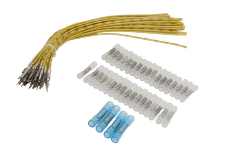 Piese Auto - Set reparatie cabluri pentru usa din fata (200mm, numar pini: 36, cu capac; manson termocontractabil, Dreapta/Stanga) potrivit FORD GALAXY I; SEAT ALHAMBRA; VW SHARAN 1.4-2.8 03.95-