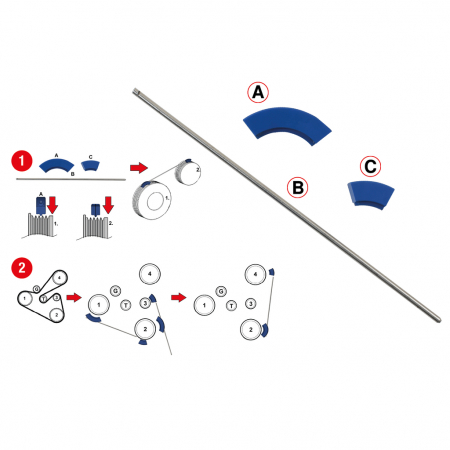 Set scule aliniere fulii 3 piese [7]
