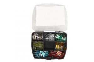 Accesorii auto - Set sigurante 100 bucati (10A - 20; 15A - 20; 20A - 12; 25A - 12; 30A - 12; 5A - 12; 7,5A - 12) mini