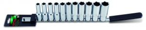 Set scule mana - Set tubulare lungi 1/2 6 unghiuri