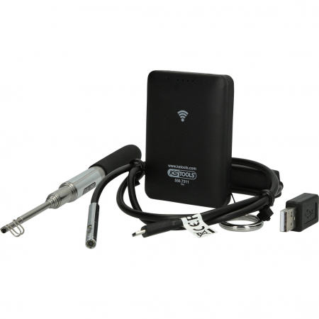 Scule service - Set videoscop wi fi cu diametru 60 mm 0 grade sonda camera hd 90 grade reversibil 4 piese
