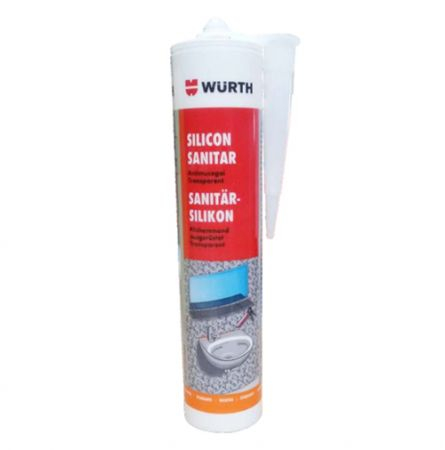 Etansati - Silicon sanitar transparent Wurth, 310 ml