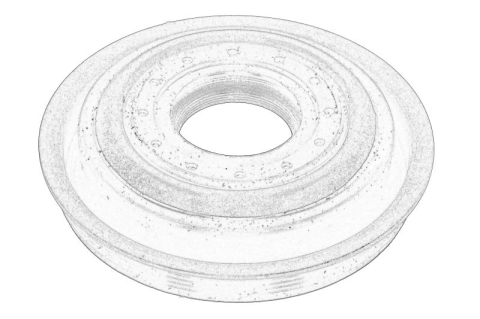 Piese Auto - Simering ulei arbore cotit (20x57) potrivit VW TOUAREG 5.0D 10.02-05.10