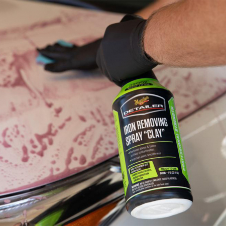 Solutie Decontaminare Chimica, Meguiar's Iron Removing Spray Clay, 946ML [4]