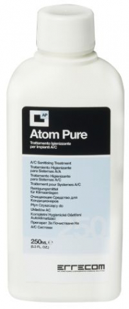 Consumabile service AC - Solutie dezinfectanta aer conditionat ATOM PURE, 250 ml, 1 buc, aplicare dezinfectare pentru aparate ultrasonice