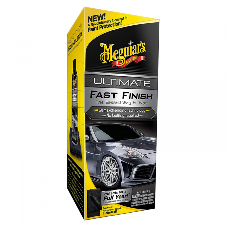 Solutie protectie auto Meguiar's, aerosol, laveta stergere inclusa, 241g, Ultimate Fast Finish (Aerosol) EU [1]