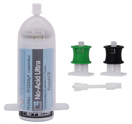 Service AC - Solutie sistem aer conditionat 0,006l; neutralizare acid NO-ACID ULTRA cu adaptori