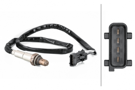 Piese Auto - Sonda lambda (numar fire 4, 750mm) potrivit VOLVO S60 I, S80 I, V70 II, XC70 I; SAAB 9-3, 9-5 2.0-2.5 09.97-04.10