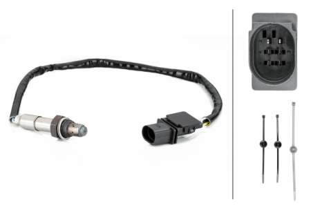 Sonda lambda - Sonda lambda (numar fire 6, 545mm) potrivit AUDI A4 B7, A4 B8, A5, A6 ALLROAD C6, A6 C6, Q5 2.4/2.8/3.2 05.04-12.12