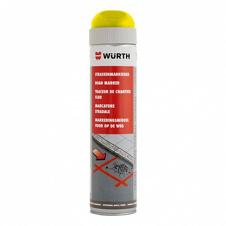 Spray-uri - Spray pentru marcaje - galben neon, Wurth 600 ml