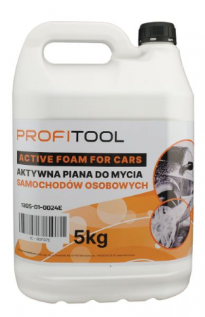 Echipare service - Spuma activa PROFITOOL, 5kg, pentru curatarea suprafetelor puternic macinate, autoturisme, sigur pt vopsea si elemente de cauciuc, fluid 