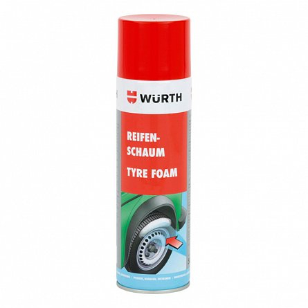 Spray-uri - Spuma intretinere anvelope Wurth, 500 ml