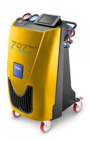 Statii umplere AC - Statie incarcat AC KONFORT 707 TOUCH (R1234yf), mod operare automatic/manual, destinat pentru: vehicule agricultura; vehicule electrice; vehicule hibride; autoturisme; camioane