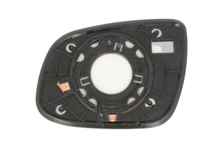 Sticla oglinda laterala Dreapta (convexa, crom) potrivit KIA CEE'D 12.06-12.12 -04.12 [1]