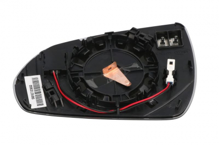 Sticla oglinda laterala Dreapta convexa, incalzita, crom, cu asistenta la punctul mort potrivit HYUNDAI I30 dupa 2016 [2]