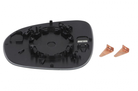 Sticla oglinda laterala Dreapta convexa, incalzita, crom potrivit FIAT 500X dupa 2014 [1]